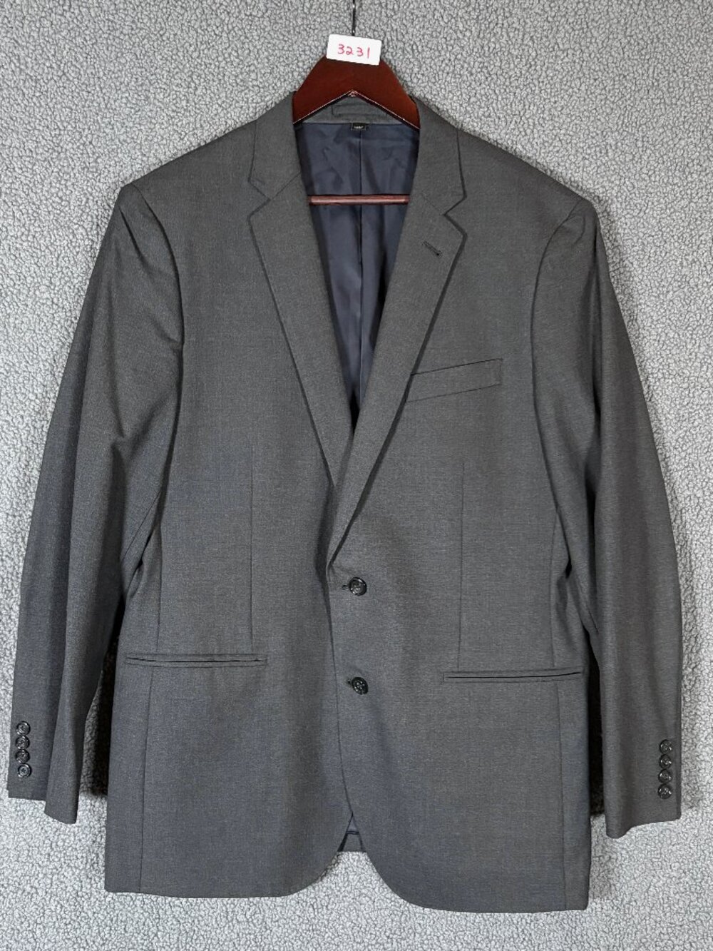 J Crew Loro Piana Super 120s Wool Sport Coat Blazer - Men's Size 42R - Gray